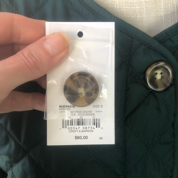 Classic Quilted Jacket. Size S - Picture 4 of 6